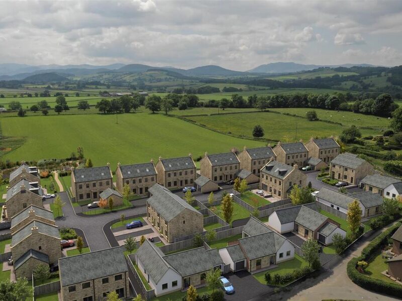 New build homes development site
